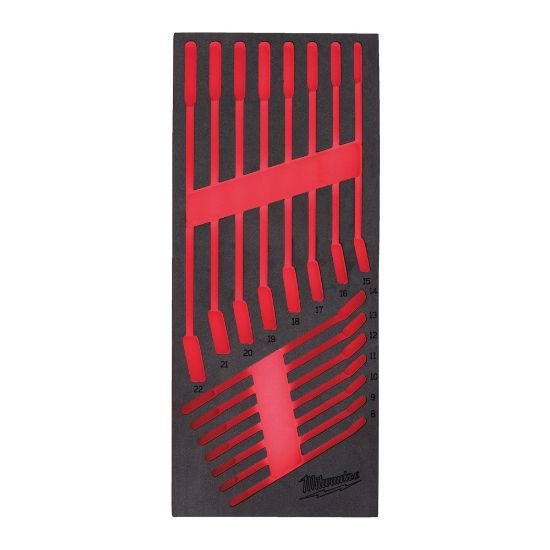 Afbeeldingen van MILWAUKEE Foam inlay leeg t.b.v. 15-delige MAXBITE ring-steeksleutelset