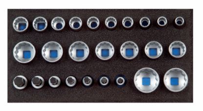 Afbeeldingen van GEDORE Dopsleutelset ½" 1500 CT1-D 19 in CT module 26x