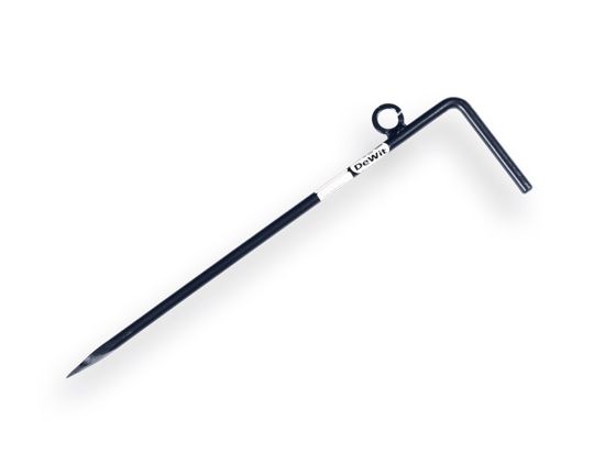 Afbeeldingen van DE WIT Draadpen 400X10MM met haakse kop 