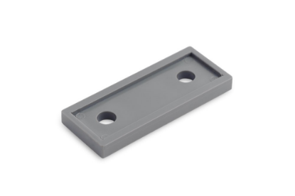 Afbeeldingen van Onderlegplaat raamkozijn plastic grijs