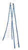 Afbeeldingen van ASC Opsteekladder Premium 2X14 treden 6,98M werkhoogte