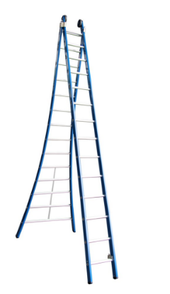 Afbeeldingen van ASC Opsteekladder Premium 2X14 treden 6,98M werkhoogte
