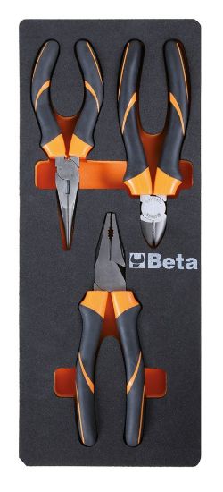 Afbeeldingen van BETA Inlegbak zacht + 3x gereedschap M134