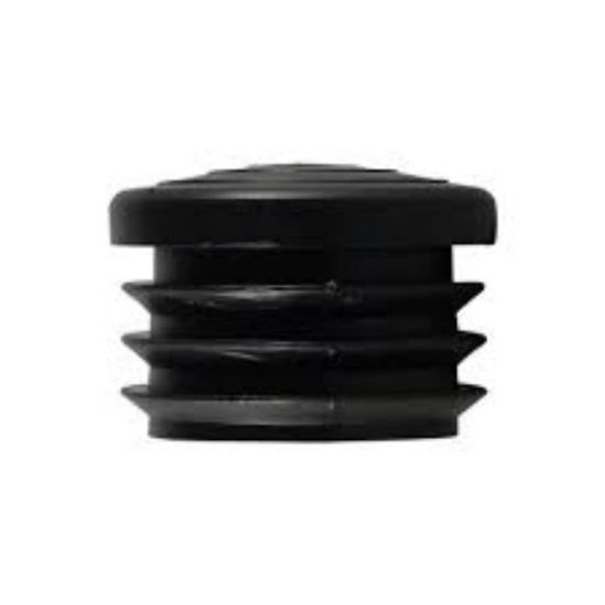 Afbeeldingen van Insteekdop rond PE zwart 45MM