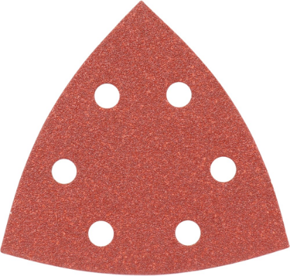 Afbeeldingen van KELFORT Klitschuurschijf DELTA rood 6-gat K100 10x