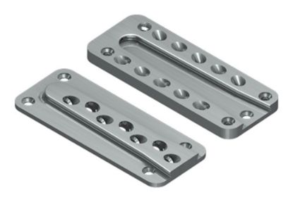 Afbeeldingen van GEBR. BODEGRAVEN Blinde houtverbinding ALU 150X60X14MM 96X196MM