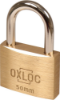 Afbeeldingen van OXLOC Cilinderhangslot EV messing laag 50MM KA5002