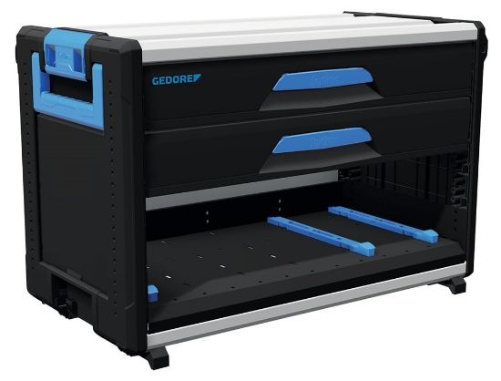 Afbeeldingen van GEDORE Modulaire gereedschapbox WorkMo B3 2 lades H6