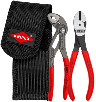 Afbeeldingen van KNIPEX Mini tangenset +riemtas 002072V02 2x