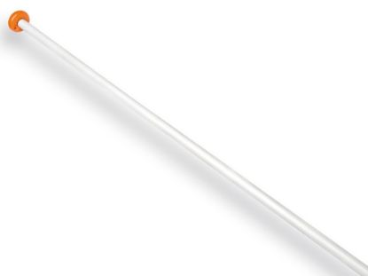 Afbeeldingen van Vlaggenstok met oranje knop 200x2,9CM