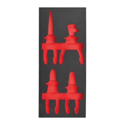 Afbeeldingen van MILWAUKEE Foam inlay leeg t.b.v. 4-delige VDE tangenset 2