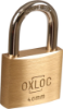 Afbeeldingen van OXLOC Cilinderhangslot EV messing laag 40MM KD40