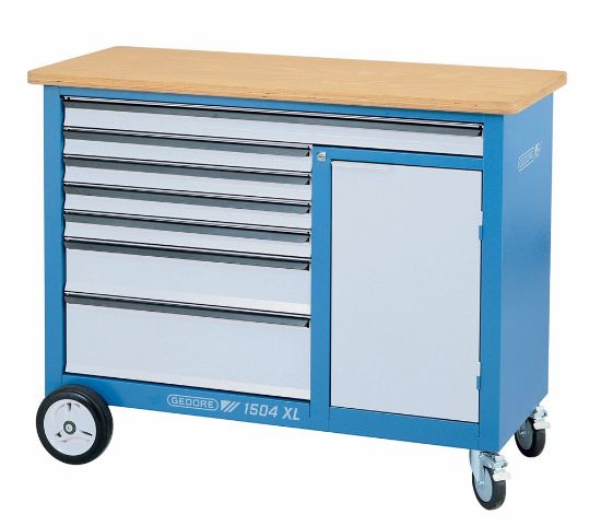 Afbeeldingen van GEDORE Verrijdbare werkbank 1,25M breed 7 lades