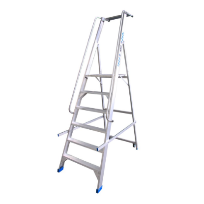 Afbeeldingen van ASC Magazijntrap inklapbaar 6 treden