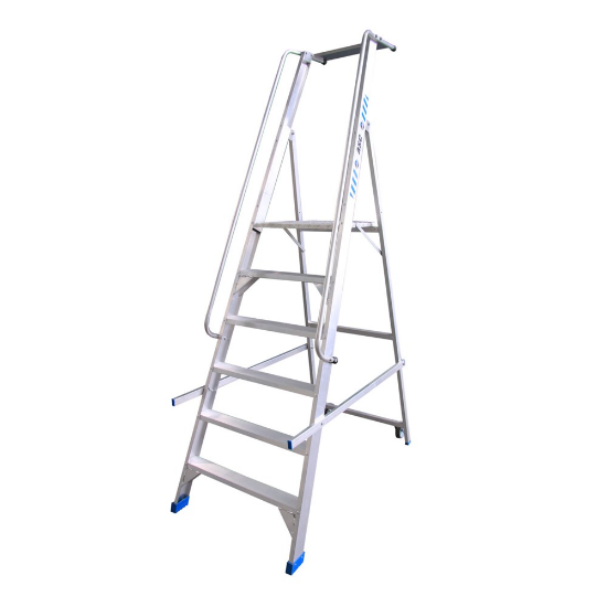 Afbeeldingen van ASC Magazijntrap inklapbaar 6 treden