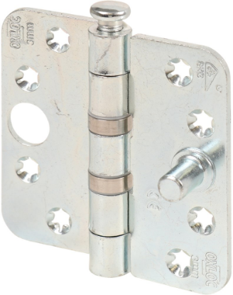 Afbeeldingen van OXLOC Veiligheidsschijflagerscharnier EV ronde hoeken 89X89MM