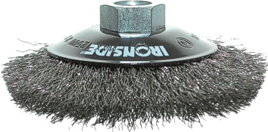 Afbeeldingen van IRONSIDE Kegelborstel gegolfd M14 100MM