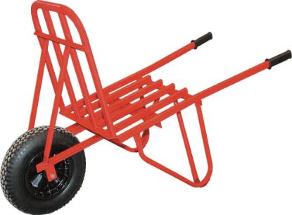 Afbeeldingen van KELFORT Steenkruiwagen rood ovale buis 