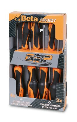 Afbeeldingen van BETA Schroevendraaierset slagvast 7x 1263/D7