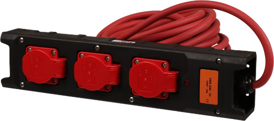 Afbeeldingen van KELFORT Stekkerdoos 3x met deksel NY 10M 3X1,5