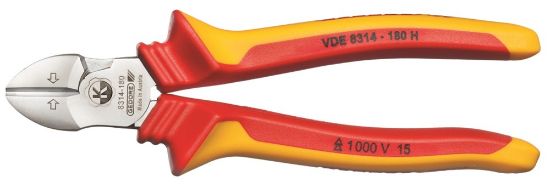 Afbeeldingen van GEDORE Zijsnijtang VDE met huls-isolatie 180MM