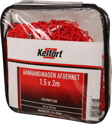 Afbeeldingen van KELFORT Aanhangernet 1,5X2,0M grofmazig 45X45MM