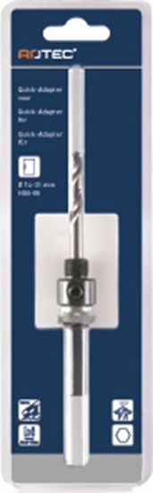 Afbeeldingen van ROTEC Adapter Quick-Lock zeskant 9 t.b.v. gatzagen