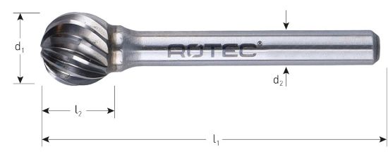 Afbeeldingen van ROTEC Stiftfrees HM model DZ