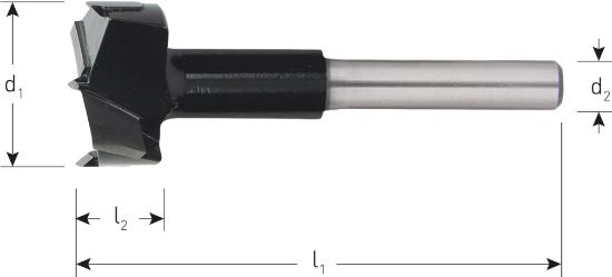 Afbeeldingen van ROTEC Scharniergatfrees HM SILVER S=8MM