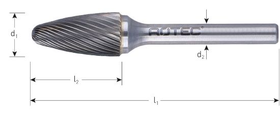 Afbeeldingen van ROTEC Stiftfrees HM model FZ