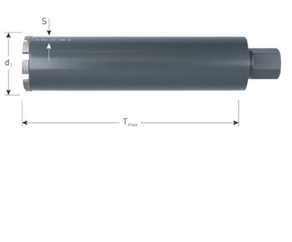 Afbeeldingen van ROTEC Diamantboor grijs droog 1.¼" 300MM