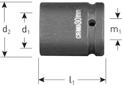 Afbeeldingen van ROTEC Krachtdop binnenvierkant ¾" kort SW