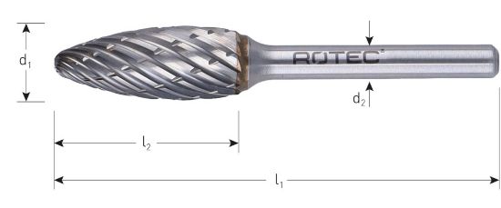 Afbeeldingen van ROTEC Stiftfrees HM model HZ