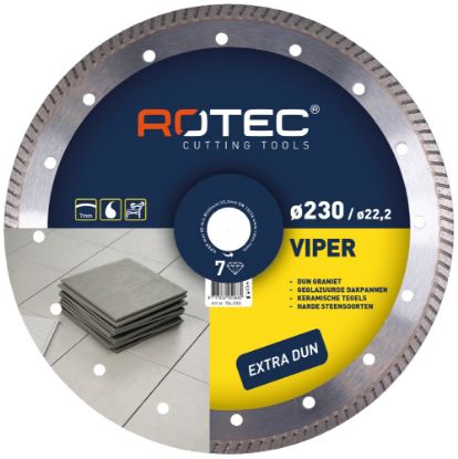 Afbeeldingen van ROTEC Diamantzaagblad TURBO FINE CUT