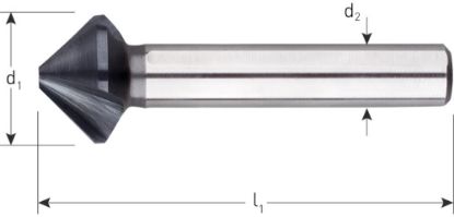 Afbeeldingen van ROTEC Verzinkfrees Xtreme HSS 90° +NanoT DIN335C