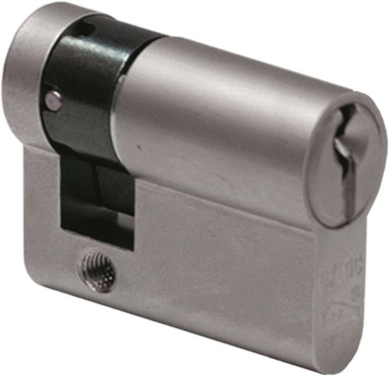 Afbeeldingen van OXLOC Profielcilinder enkel O5 vernikkeld