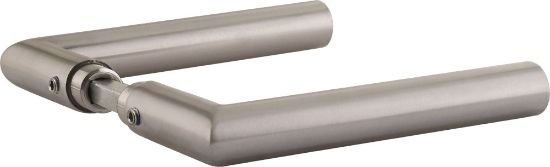 Afbeeldingen van OXLOC Veiligheidsdeurkruk gat L-model Tilburg RVS