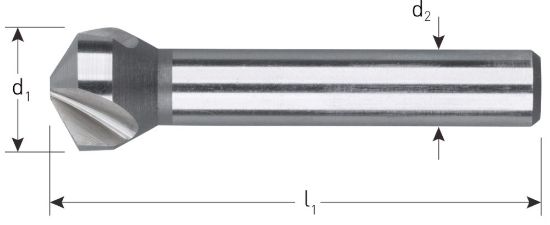 Afbeeldingen van ROTEC Verzinkfrees HSS-G 120° vorm C