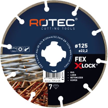 Afbeeldingen van ROTEC Diamantzaagblad FEX X-Lock