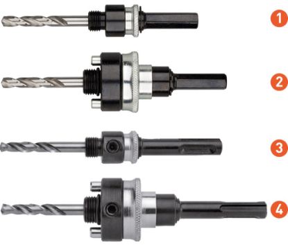 Afbeeldingen van ROTEC Standaard adapter zeskant t.b.v. gatzagen