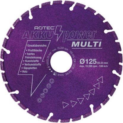 Afbeeldingen van ROTEC Diamantzaagblad Multi Accu-Power