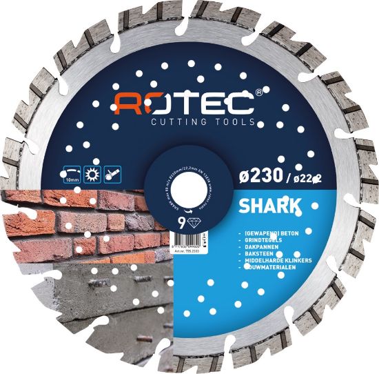 Afbeeldingen van ROTEC Diamantzaagblad Top Laser SHARK