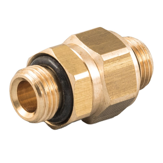 Afbeeldingen van Swivel messing G1" buitendraad/buitendraad