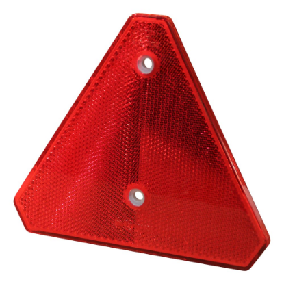 Afbeeldingen van Reflector driehoek rood 150X150MM
