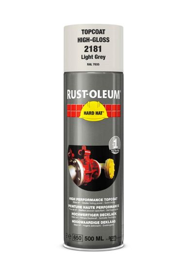 Afbeeldingen van RUST-OLEUM Deklaag RAL7035 lichtgrijs 500ML