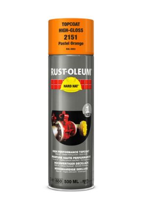 Afbeeldingen van RUST-OLEUM Deklaag RAL2003 pasteloranje 500ML