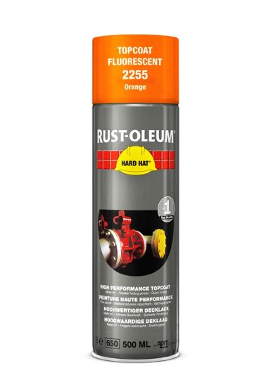 Afbeeldingen van RUST-OLEUM Deklaag fluor oranje 500ML